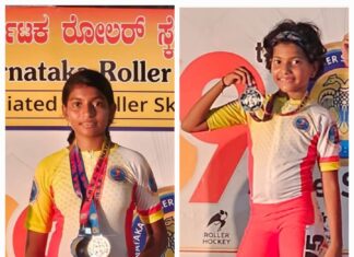 ಸ್ಕೇಟಿಂಗ್: ಅನಘಾ ಮತ್ತು ಆರ್ನಾ ಸಾಧನೆ