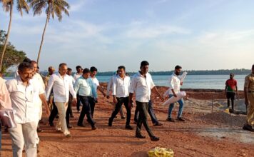 ಉಸ್ತುವಾರಿ ಸಚಿವರಿಂದ ಸ್ಮಾರ್ಟ್ ಸಿಟಿ ಕಾಮಗಾರಿಗಳ ಪರಿಶೀಲನೆ