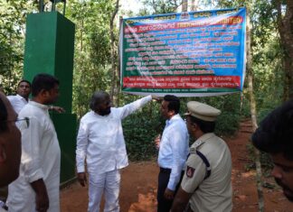 ಕುಮಾರಪರ್ವತ ಚಾರಣ ಪಥಕ್ಕೆ ಸಚಿವ ಈಶ್ವರ ಖಂಡ್ರೆ ಭೇಟಿ
