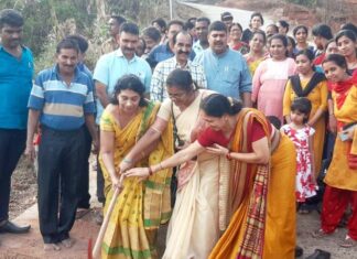 ಮೂರು ಅಂಗನವಾಡಿ ಕೇಂದ್ರಗಳ ಶಂಕುಸ್ಥಾಪನೆ