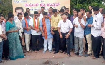 ಕದ್ರಿ: ಮಳೆನೀರು ಚರಂಡಿ ಹಾಗೂ ಫುಟ್ಬಾತ್ ಅಭಿವೃದ್ಧಿ ಕಾಮಗಾರಿಗೆ ಚಾಲನೆ