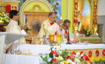 ನಿಡ್ಡೋಡಿ ಸಂತ ತೆರೆಜಮ್ಮನವರ ದೇವಾಲಯದಲ್ಲಿ ಈಸ್ಟರ್ ಸಂಭ್ರಮಾಚಾರಣೆ