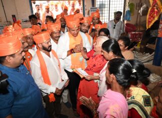 ಬಿಜೆಪಿ ಅಭ್ಯರ್ಥಿ ಪರ ಮತಯಾಚನೆ