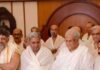 ಶ್ರೀ ಕ್ಷೇತ್ರ ಧರ್ಮಸ್ಥಳಕ್ಕೆ ಸಿಎ೦, ಡಿಸಿಎ೦ ಭೇಟಿ