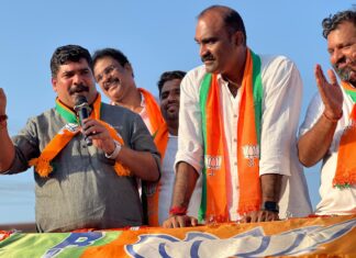 ಬೈಂದೂರು: ಬಿಜೆಪಿಯ ಬೃಹತ್ ರೋಡ್ ಶೋ