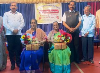 ವಿವಿ ಕಾಲೇಜು: ನಿವೃತ್ತ ಪ್ರಾಂಶುಪಾಲರು, ಪ್ರಾಧ್ಯಾಪಕರಿಗೆ ಸನ್ಮಾನ
