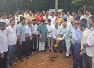 ಯುದ್ಧ ಸ್ಮಾರಕದ ಅಭಿವೃದ್ಧಿ ಕಾಮಗಾರಿಯ ಗುದ್ದಲಿ ಪೂಜೆ