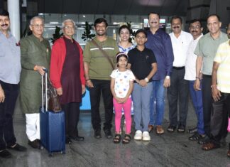 ಅಮೇರಿಕಾ ಪ್ರವಾಸದಿಂದ ತಾಯ್ನಾಡಿಗೆ ಮರಳಿದ ಯಕ್ಷಗಾನ ತಂಡ