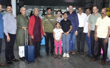 ಅಮೇರಿಕಾ ಪ್ರವಾಸದಿಂದ ತಾಯ್ನಾಡಿಗೆ ಮರಳಿದ ಯಕ್ಷಗಾನ ತಂಡ