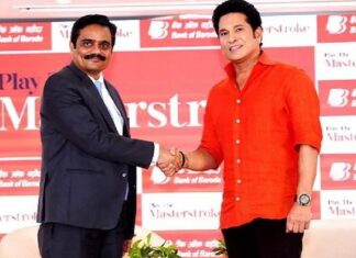ಸಚಿನ್ ತೆಂಡೂಲ್ಕರ್ – ಬ್ಯಾಂಕ್ ಆಫ್ ಬರೋಡಾ ಜಾಗತಿಕ ಬ್ರಾಂಡ್ ಅಂಬಾಸಿಡರ್