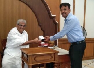 ಶ್ರೀನಿವಾಸ್ ನಾಯಕ್ ಇಂದಾಜೆಗೆ ಅಭಿನಂದನೆ