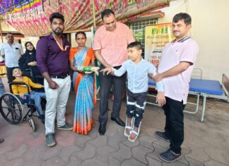 ಎಂ.ಆರ್.ಪಿ.ಎಲ್ ವತಿಯಿಂದ ಎಂಡೋಸಲ್ಪಾನ್ ಫಲಾನುಭವಿಗಳಿಗೆ ಕೃತಕ ಕಾಲು ಜೋಡಣಾ ಶಿಬಿರ