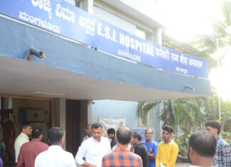 ಕಾರ್ಮಿಕ ರಾಜ್ಯ ವಿಮಾ ಆಸ್ಪತ್ರೆಗೆ ಸಂಸದ ಕ್ಯಾಪ್ಟನ್ ಬ್ರಿಜೇಶ್ ಚೌಟ ಧಿಡೀರ್ ಭೇಟಿ