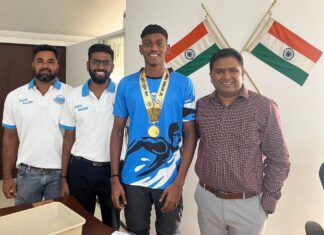 ರಾಷ್ಟ್ರೀಯ ಕ್ರೀಡಾಕೂಟದಲ್ಲಿ ಚಿನ್ನದ ಪದಕ: ಜಿಲ್ಲಾಧಿಕಾರಿ ಅಭಿನಂದನೆ