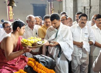 ಲೋಕಸಭೆ ಚುನಾವಣೆಯಲ್ಲಿ ಕ್ಯಾ. ಚೌಟ ಗೆಲುವಿನ ಹರಕೆ ತೀರಿಸಿದ ಕಾರ್ಯಕರ್ತರು