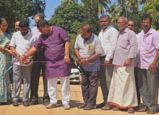 ಕಂಬಳ ಕ್ರಾಸ್: ನೂತನ ಸೇತುವೆ ಉದ್ಘಾಟನೆ