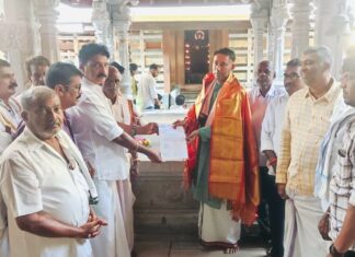 ಅದಾನಿ ಗ್ರೂಪ್ ನಿಂದ ಅದ್ಯಪಾಡಿ ಶ್ರೀ ಆದಿನಾಥೇಶ್ವರ ದೇವಾಲಯದ ಜೀರ್ಣೋದ್ಧಾರಕ್ಕೆ 20 ಲಕ್ಷ ರೂ. ದೇಣಿಗೆ