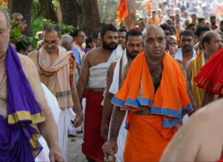 ಹರಿದ್ವಾರದಲ್ಲಿ ಸಂಯಮೀಂದ್ರ ತೀರ್ಥ ಸ್ವಾಮೀಜಿ ದಿಗ್ವಿಜಯ