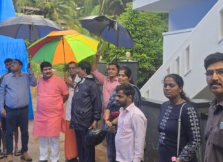 ಭಾರಿ ಮಳೆಗೆ ಹಲವೆಡೆ ಪ್ರಾಕೃತಿಕ ಅನಾಹುತಗಳು: ಶಾಸಕ ಕಾಮತ್ ಭೇಟಿ