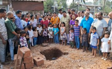 ಮಹಾಕಾಳಿಪಡ್ಪು: ಅಂಗನವಾಡಿ ಕೇಂದ್ರ ಕಟ್ಟಡದ ಕಾಮಗಾರಿ ಗುದ್ದಲಿ ಪೂಜೆ