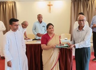 ಎಸ್ಎಸ್ವಿಪಿ ಮಂಗಳೂರು ಸೆಂಟ್ರಲ್ ಕೌನ್ಸಿಲ್: ಮೊದಲ ಮಹಿಳಾ ಅಧ್ಯಕ್ಷರಿ೦ದ ಪ್ರಮಾಣ ವಚನ ಸ್ವೀಕಾರ