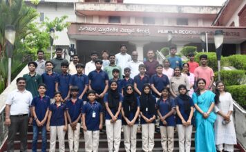 ಪಿಲಿಕುಳದಲ್ಲಿ ಶೂನ್ಯ ನೆರಳಿನ ಪ್ರಾತ್ಯಕ್ಷಿಕೆ