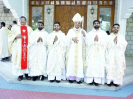 ಬಿಕರ್ನಕಟ್ಟೆಯ ಬಾಲ ಯೇಸುವಿನ ಪುಣ್ಯಕ್ಷೇತ್ರದಲ್ಲಿ ನಾಲ್ಕು ಮಂದಿ ಕಾರ್ಮೆಲೈಟ್ ಗುರುಗಳಿಗೆ ಪವಿತ್ರ ಗುರುದೀಕ್ಷೆ