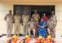 ಗೃಹರಕ್ಷಕದಳ ಕಛೇರಿಯಲ್ಲಿ ಪ್ರವಾಹ ರಕ್ಷಣಾ ತಂಡದ ಪೂರ್ವಸಿದ್ಧತೆ