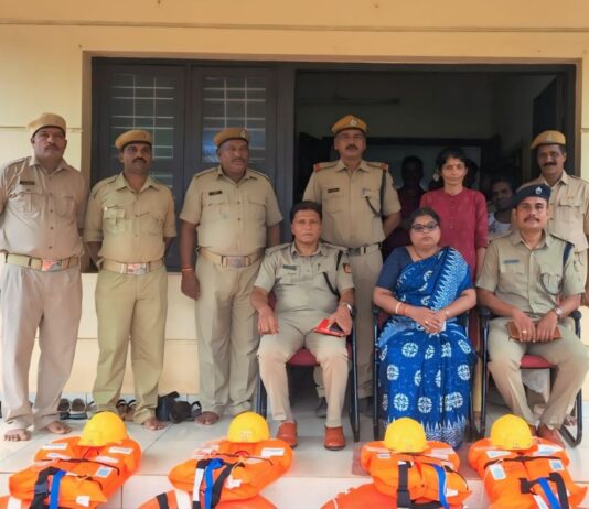 ಗೃಹರಕ್ಷಕದಳ ಕಛೇರಿಯಲ್ಲಿ ಪ್ರವಾಹ ರಕ್ಷಣಾ ತಂಡದ ಪೂರ್ವಸಿದ್ಧತೆ